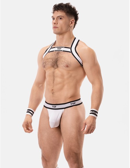 Barcode Berlin - Identity Suspender Top - White