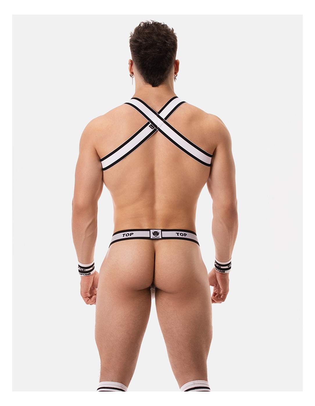 Barcode Berlin - Identity Suspender Top - White