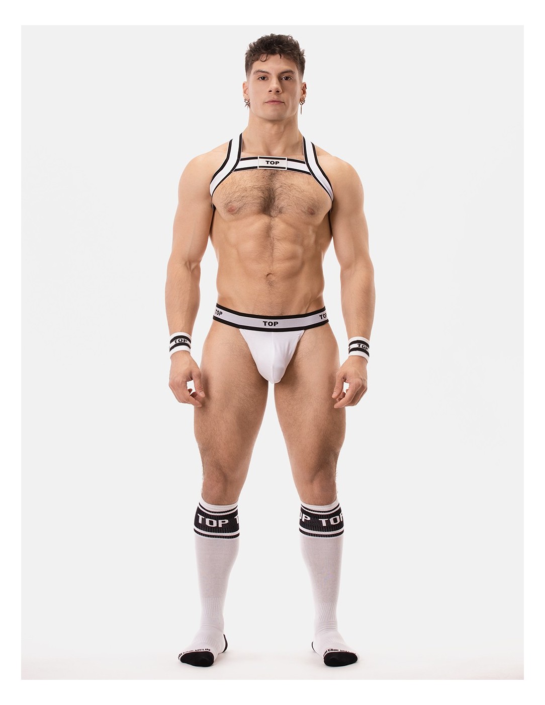 Barcode Berlin - Identity Suspender Top - White