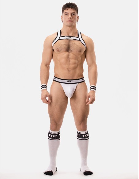 Barcode Berlin - Identity Suspender Top - White