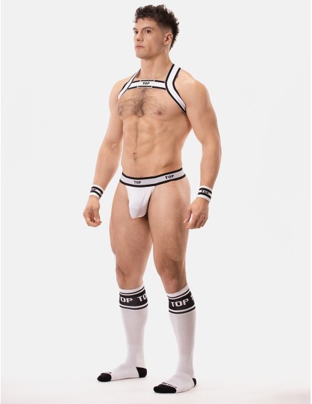 Barcode Berlin - Identity Suspender Top - White