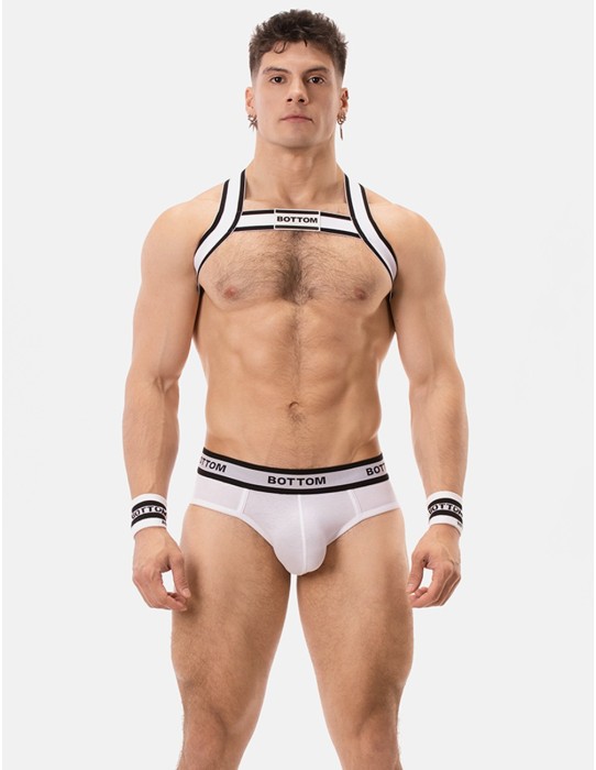 Barcode Berlin - Identity Backless Briefs Bottom - White