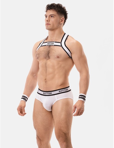 Barcode Berlin - Identity Backless Briefs Bottom - White