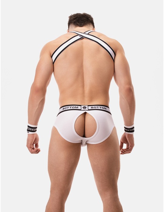 Barcode Berlin - Identity Backless Briefs Bottom - White 2
