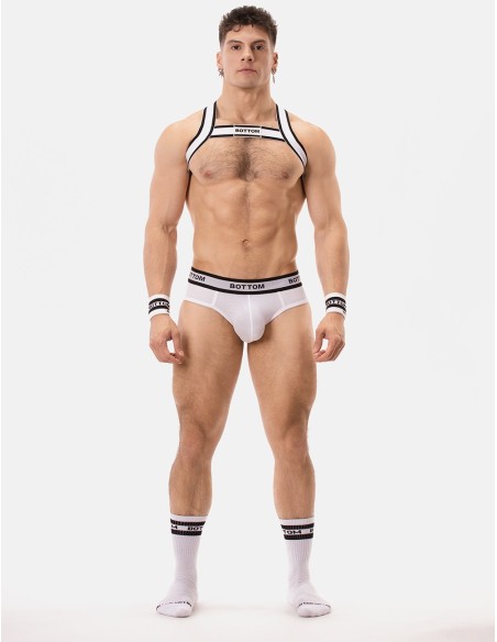 Barcode Berlin - Identity Backless Briefs Bottom - White