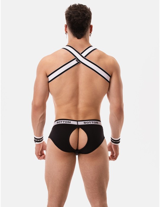 Barcode Berlin - Identity Backless Briefs Bottom - Black 2