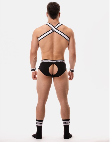 Barcode Berlin - Identity Backless Briefs Bottom - Black