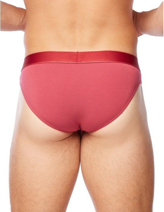 Obviously Apparel - PrimeMan Hipster Briefs - Brick 2