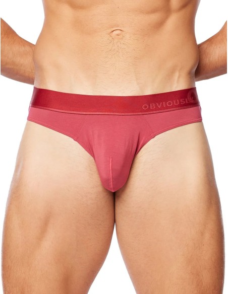 Obviously Apparel - PrimeMan Hipster Briefs - Brick