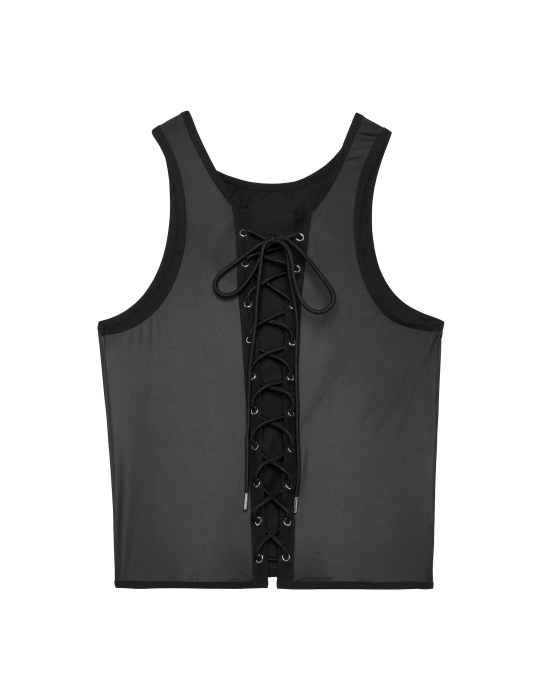 WOH - Night Universe Lace-Up Tanktop - Black...