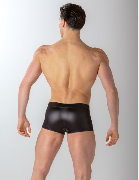WOH - Night Universe Lace-Up Trunks - Black Leatherette