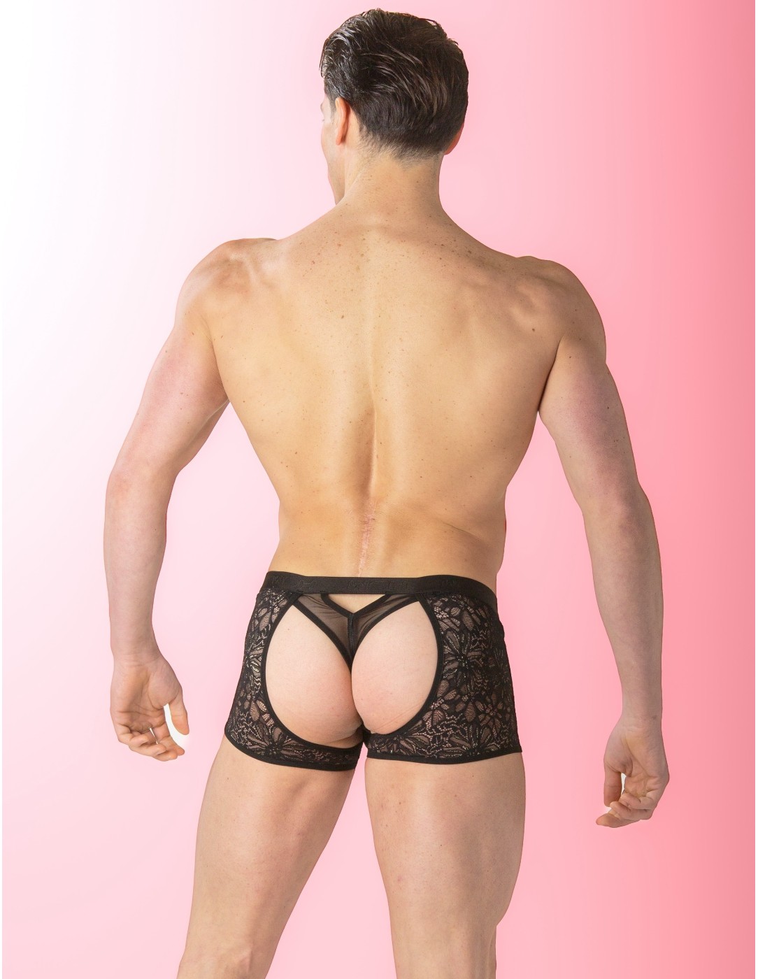 WOH - Pure Seduction Gold Lace Trunks Thong -...
