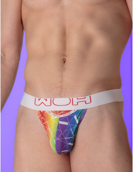 WOH - Sexy Fun Pride Thong - Triangles