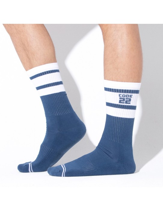 CODE 22 - Essential Crew Socks - Navy 2
