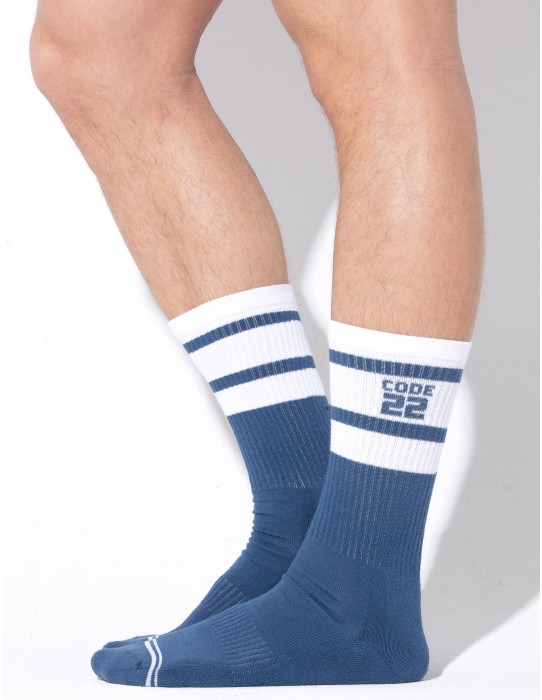 CODE 22 - Essential Crew Socks - Navy