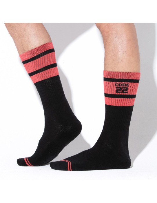 CODE 22 - Essential Crew Socks - Black 2