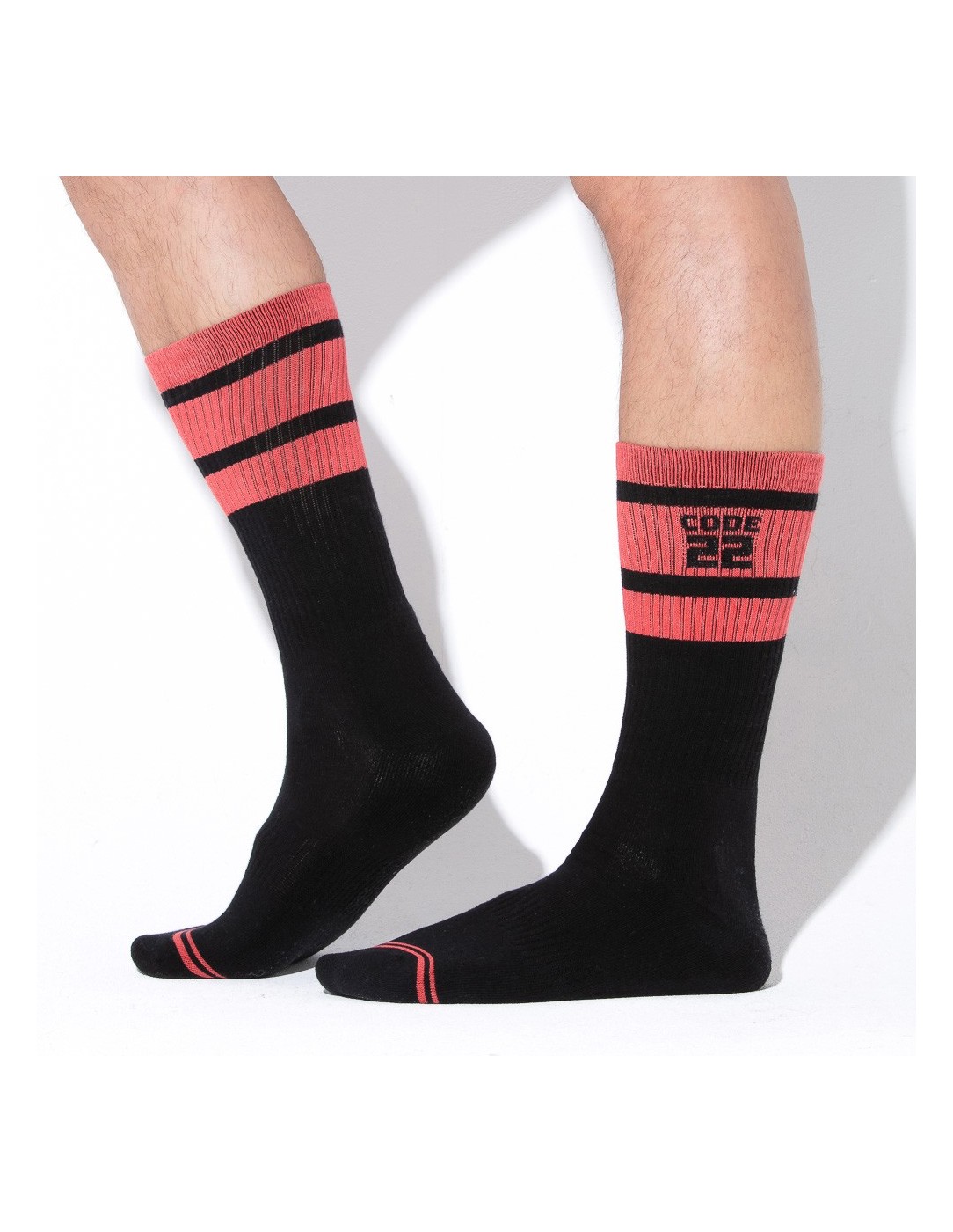 CODE 22 - Essential Crew Socks - Black