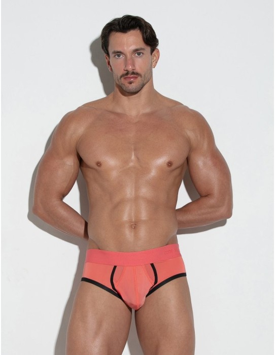 CODE 22 - Workout Briefs - Coral