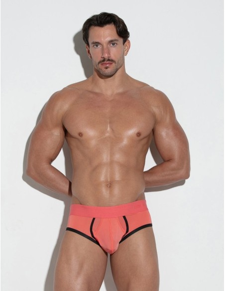 CODE 22 - Workout Briefs - Coral