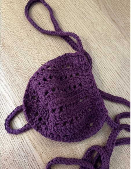 Plexis Wear - Crochet String - Deep Purple