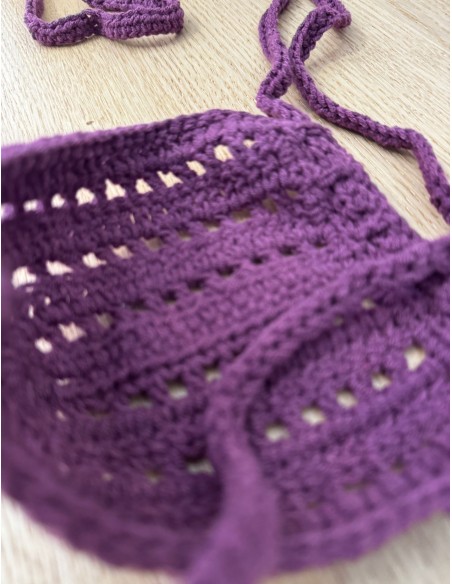 Plexis Wear - Crochet String - Deep Purple