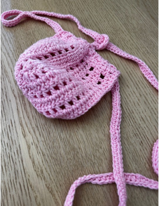 Plexis Wear - Crochet String - Pink 2