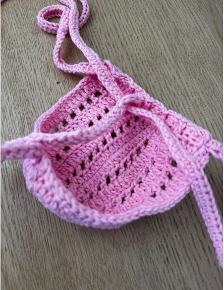 Plexis Wear - Crochet String - Pink