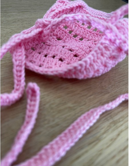 Plexis Wear - Crochet String - Pink