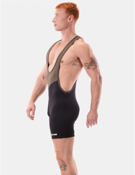 Barcode Berlin - Singlet Luckenwalde - Dark Army - White - Black