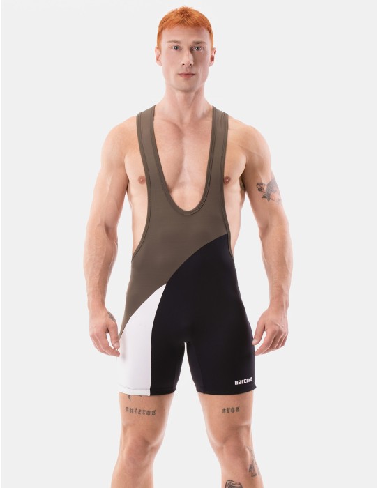 Barcode Berlin - Singlet Luckenwalde - Dark Army - White...