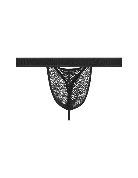 WOH - Night Universe Net Thong - Silver Grey