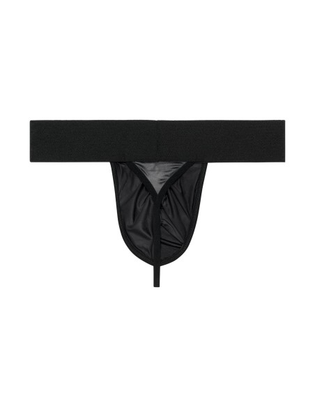 WOH - Night Universe Thong - Black Leatherette
