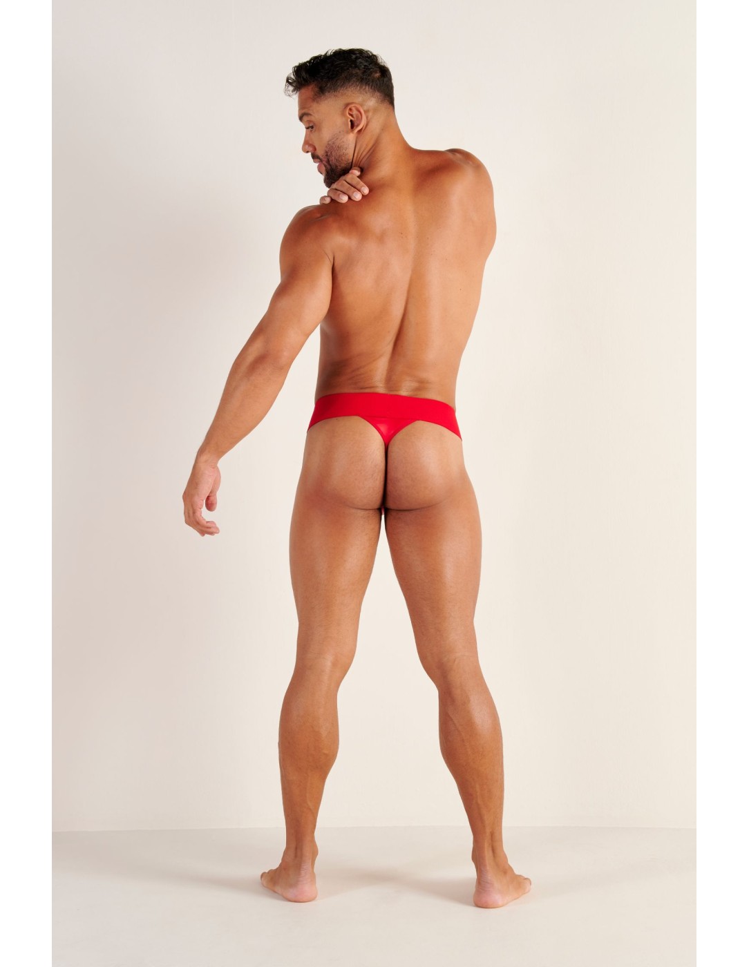 WOH - Night Universe Thong - Red Leatherette