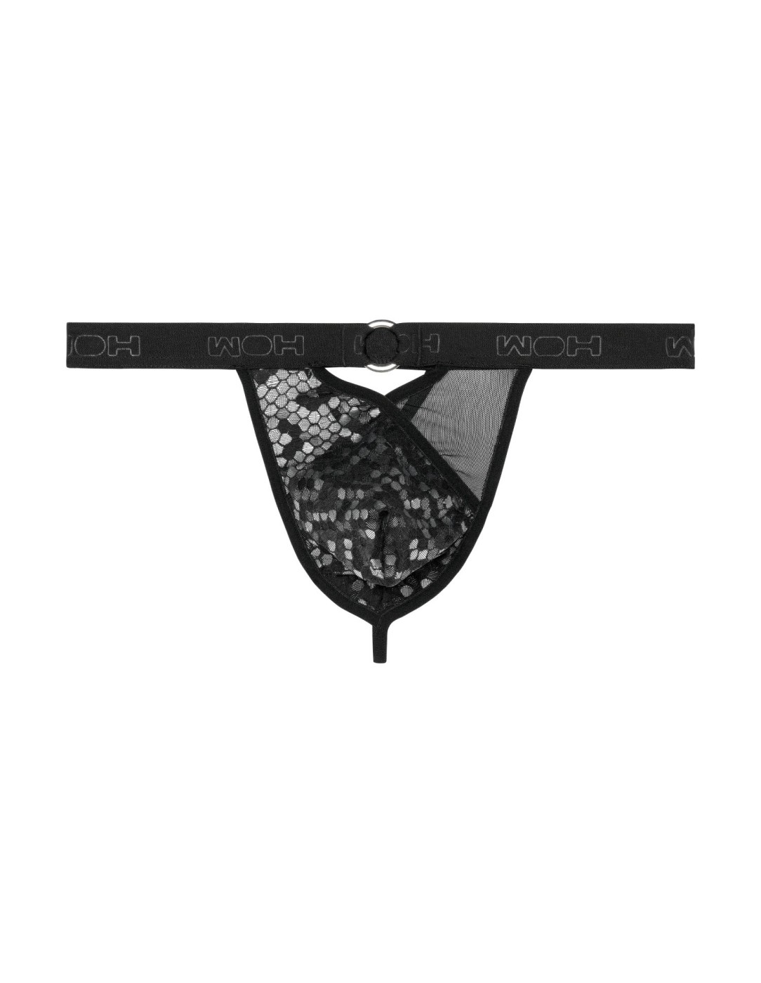 WOH - Pure Seduction Octagonal Lace Thong - Black