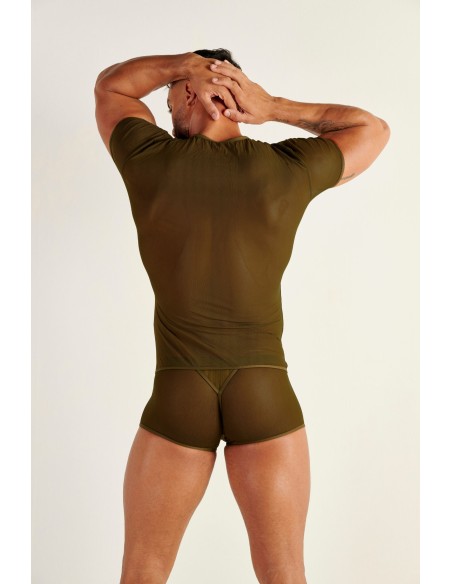 WOH - Personal Allure Stripe T-Shirt - Olive