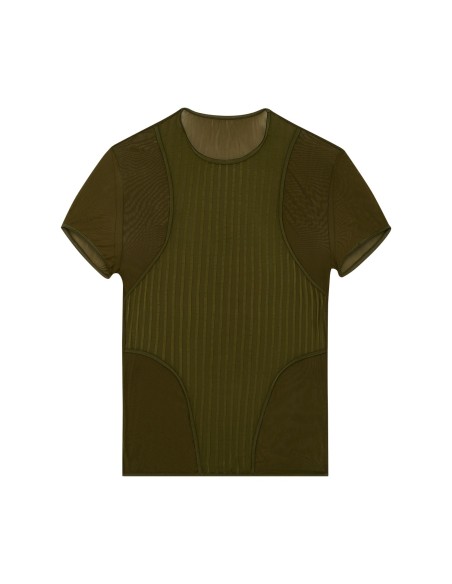 WOH - Personal Allure Stripe T-Shirt - Olive