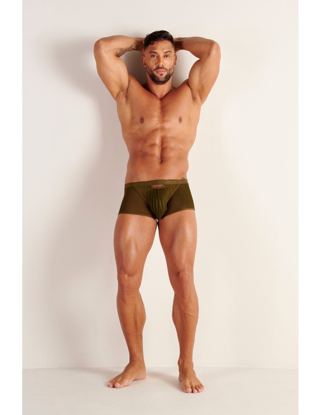 WOH - Personal Allure Stripe Trunks - Olive