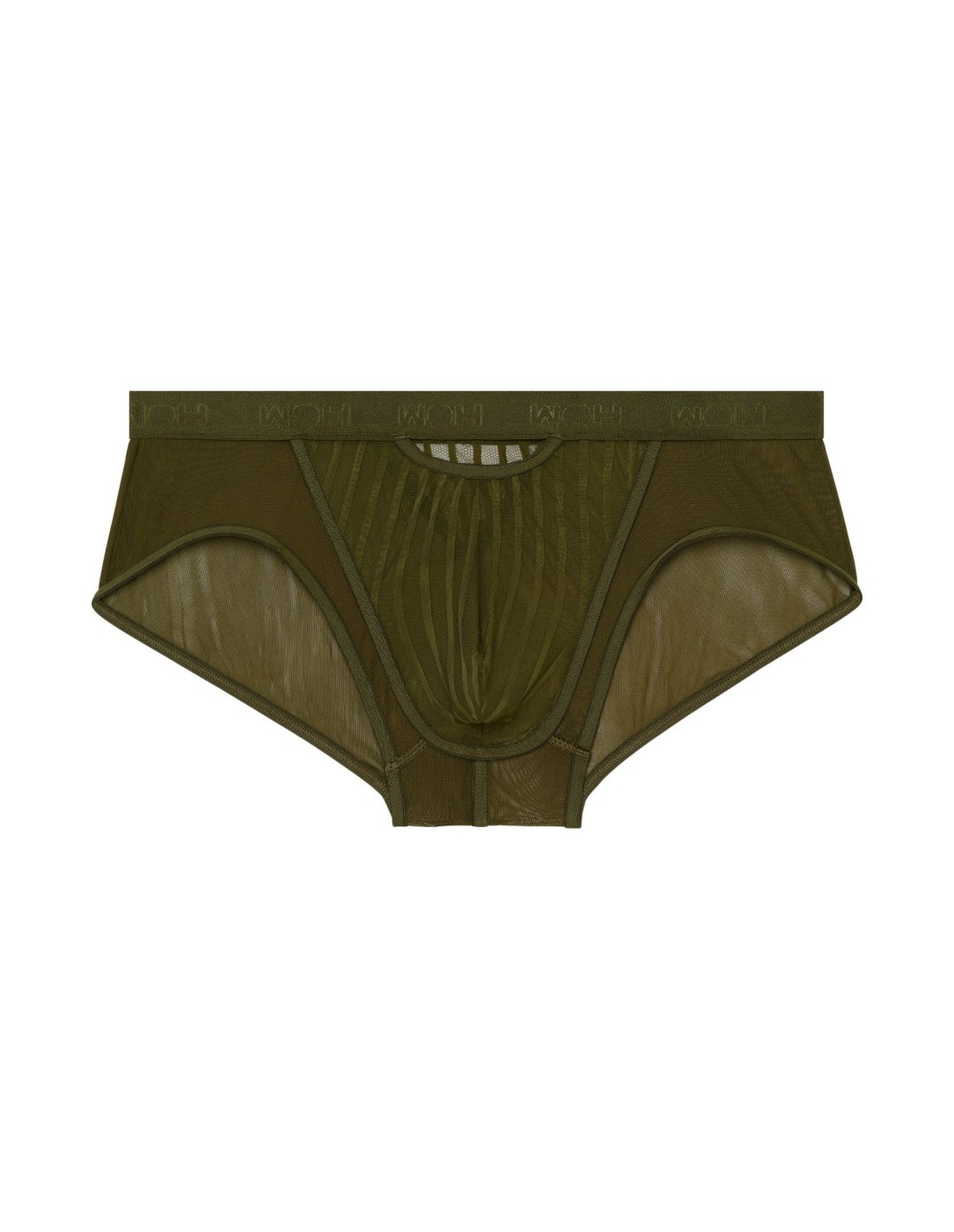 WOH - Personal Allure Stripe Briefs - Olive