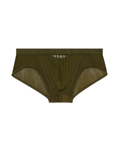 WOH - Personal Allure Stripe Briefs - Olive