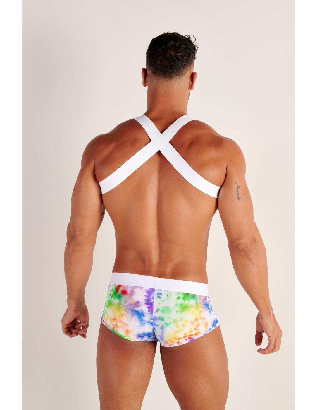 WOH - Sexy Fun Pride Harness - Tie Dye