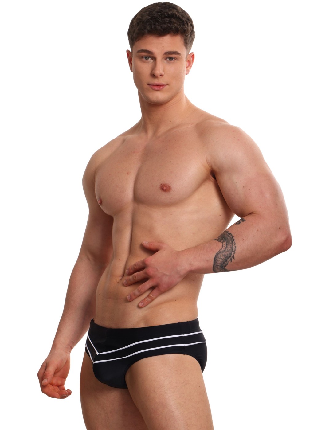Marcuse - Memphis Swim Briefs - Black
