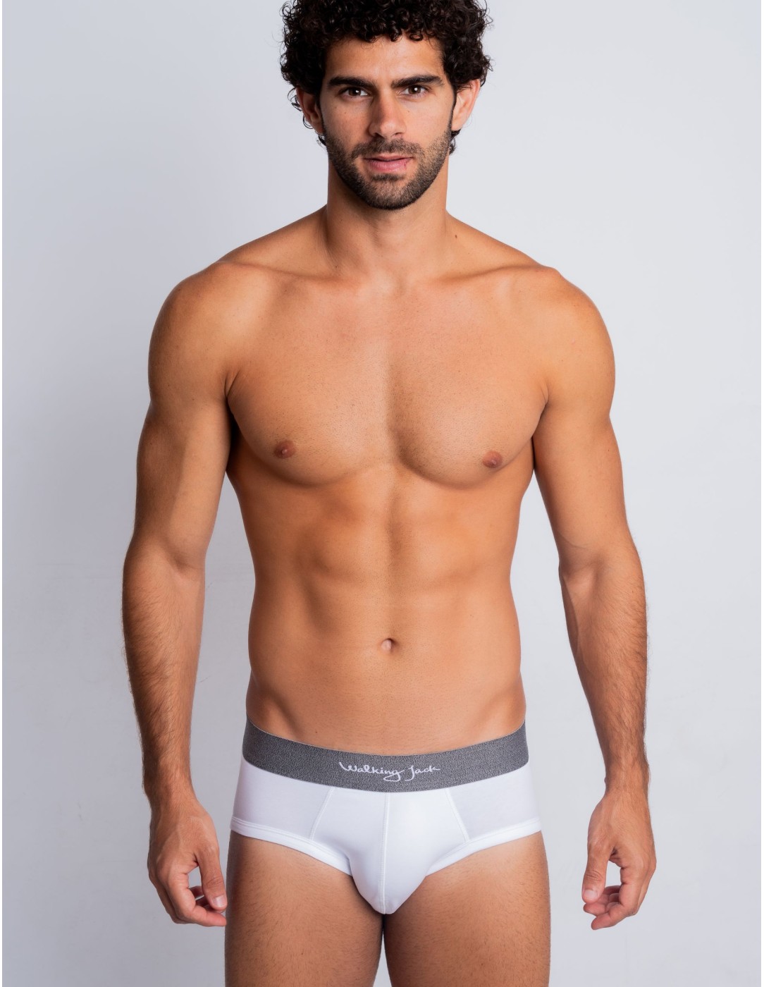 Walking Jack - Cloud Solid Briefs