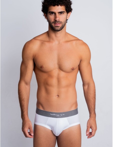 Walking Jack - Cloud Solid Briefs