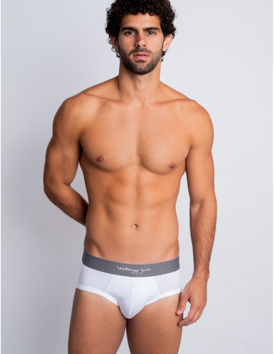 Walking Jack - Cloud Solid Briefs