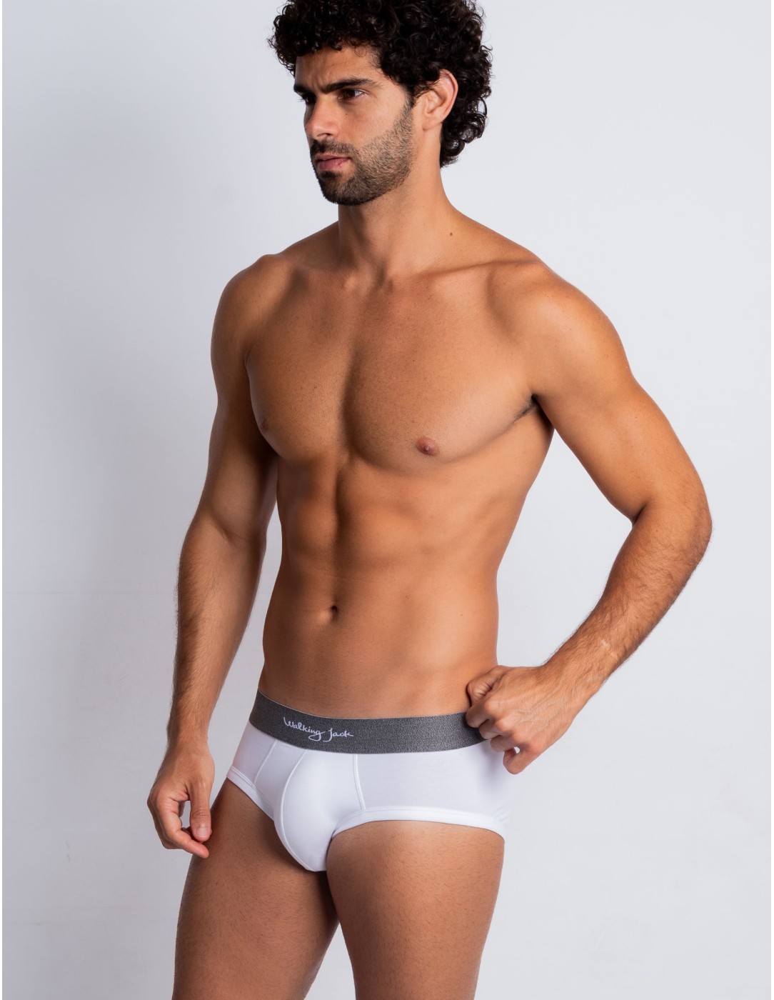 Walking Jack - Cloud Solid Briefs
