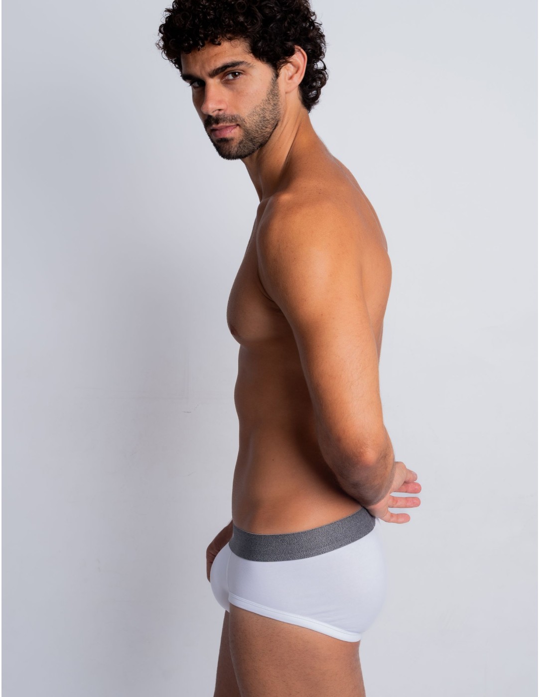 Walking Jack - Cloud Solid Briefs