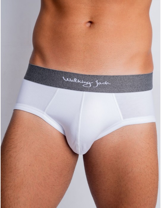 Walking Jack - Cloud Solid Briefs