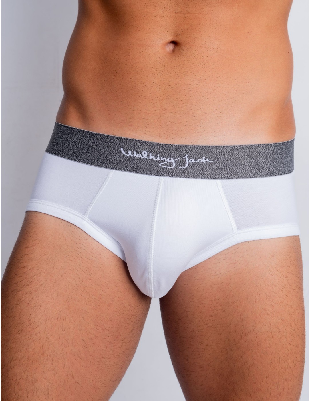Walking Jack - Cloud Solid Briefs