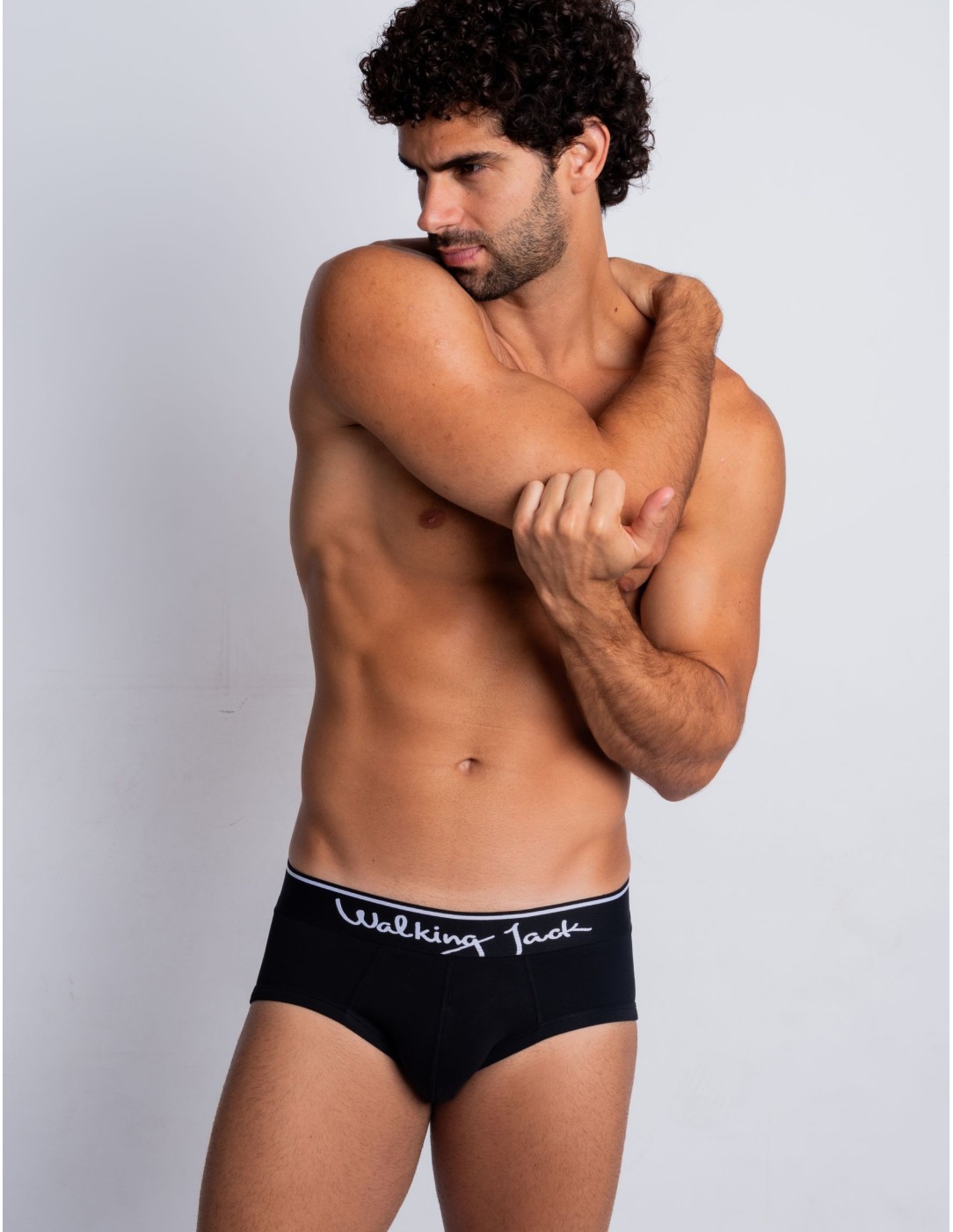 Walking Jack - Raven Solid Briefs