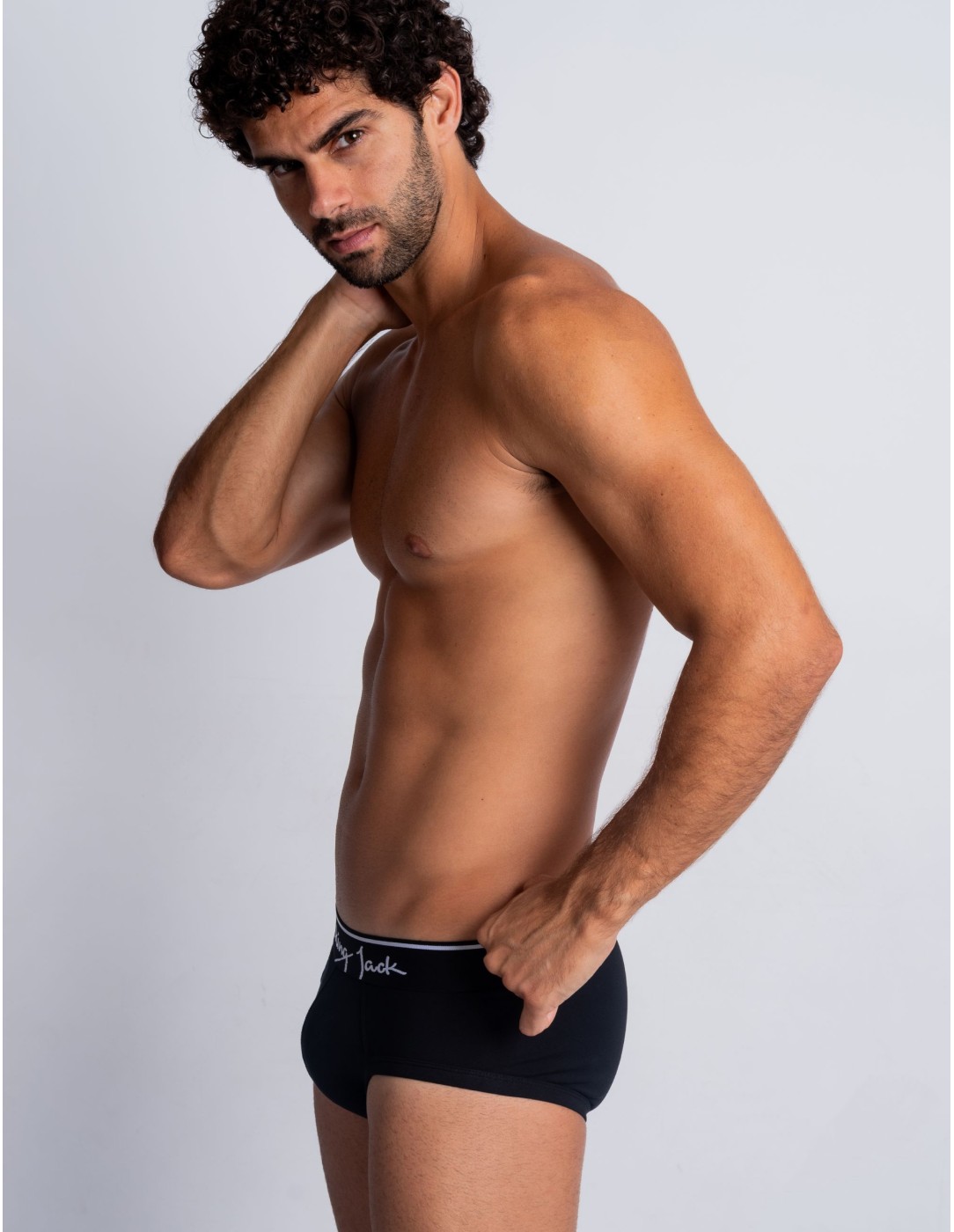 Walking Jack - Raven Solid Briefs